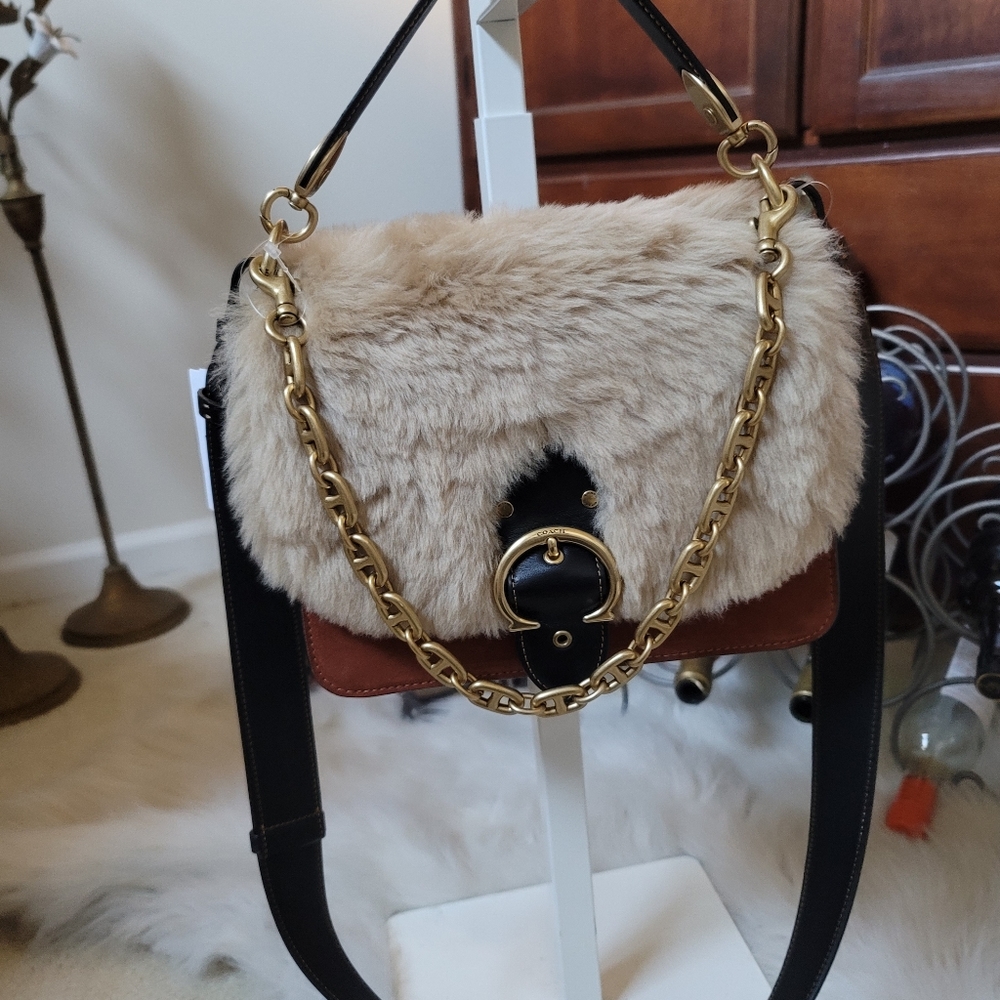 Coach Fur and Suede handbag